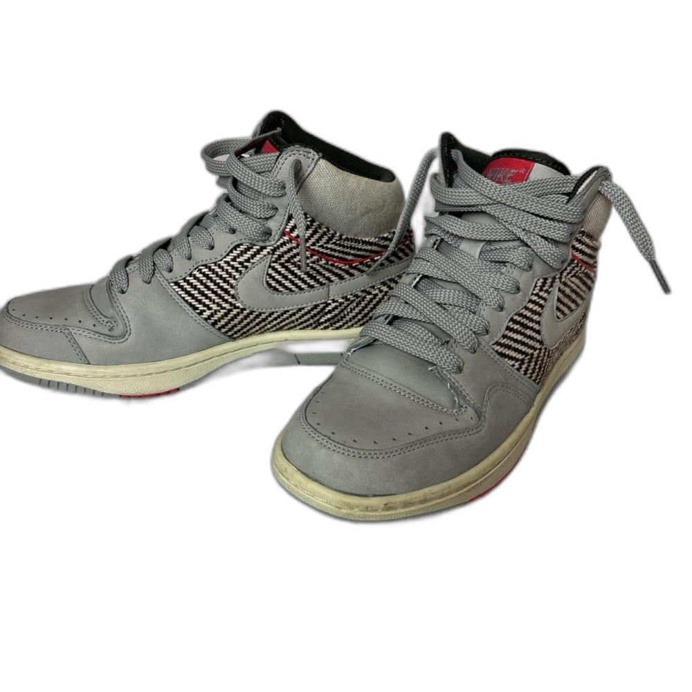 Nike Grey Tweed Sneakers Courts Men's 9 Y2K